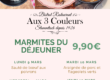 Marmites du déjeuner - AUX 3 COULEURS COLMAR