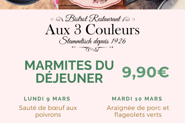 Marmites du déjeuner – AUX 3 COULEURS COLMAR Marmites du déjeuner - AUX 3 COULEURS COLMAR