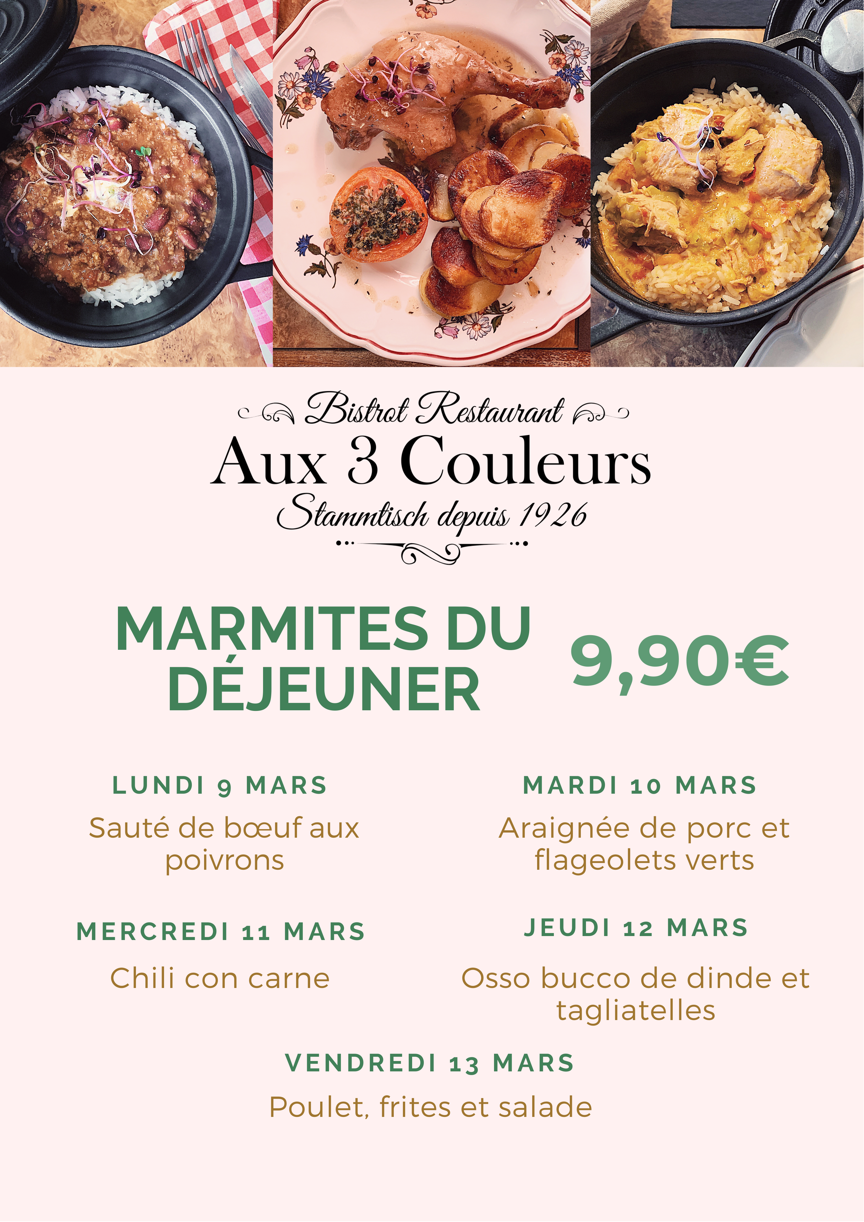 Marmites du déjeuner – AUX 3 COULEURS COLMAR Marmites du déjeuner - AUX 3 COULEURS COLMAR